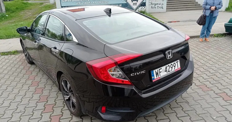 honda civic małopolskie Honda Civic cena 93000 przebieg: 56762, rok produkcji 2019 z Warszawa